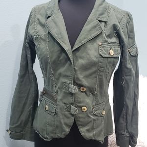 Military Style Mixed with Boho Jacket